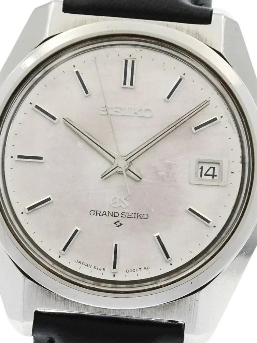 SEIKO Grand Seiko 6145-8000 Date Silver Dial Automatic Men's Watch_959635